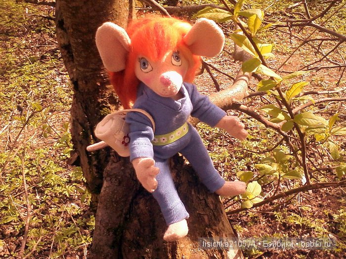Гайка спешит на помощь! Авторская текстильная кукла из мультика "Чип и Дейл спешат на помощь" (фото 2)