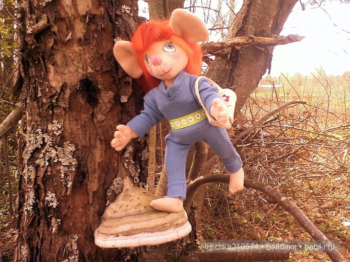 Гайка спешит на помощь! Авторская текстильная кукла из мультика "Чип и Дейл спешат на помощь" (фото 3)