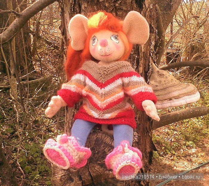 Гайка спешит на помощь! Авторская текстильная кукла из мультика "Чип и Дейл спешат на помощь" (фото 5)