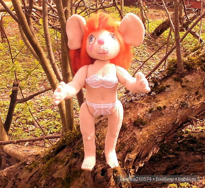 Гайка спешит на помощь! Авторская текстильная кукла из мультика "Чип и Дейл спешат на помощь"