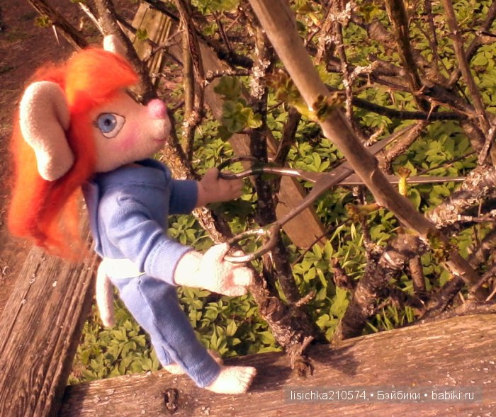 Гайка спешит на помощь! Авторская текстильная кукла из мультика "Чип и Дейл спешат на помощь" (фото 6)