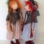Текстильные куклы Джилл Маас, Jill Maas. Милота зашкаливает
