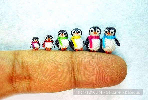 Настоящие микро-игрушки - вязанные миниатюры SuAmi