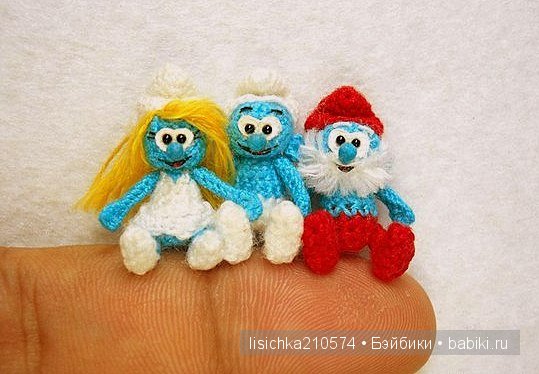 Настоящие микро-игрушки - вязанные миниатюры SuAmi
