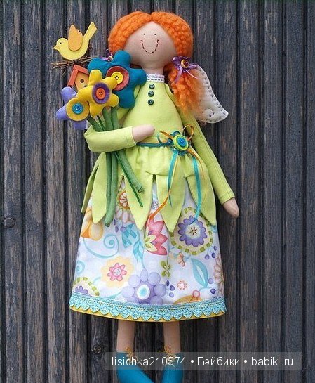 А не хотите-ли позитива? Утром приняли порцию и на работу! Текстильные куклы и игрушки Надежды Першиной (фото 4)