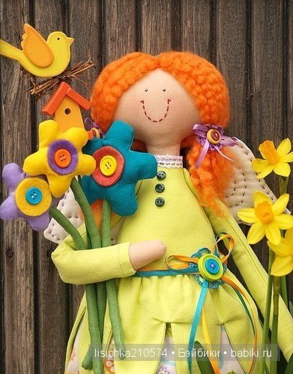 А не хотите-ли позитива? Утром приняли порцию и на работу! Текстильные куклы и игрушки Надежды Першиной (фото 2)