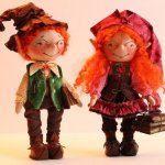 Смешарики - очкарики! Волшебные тыквоголовки - авторские текстильные куклы и игрушки Ирины Гуськовой