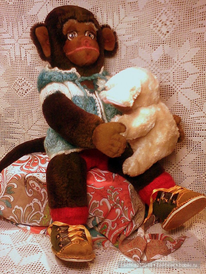Обезьянка "Чи-Чи-Чи", нет, она не продавала кирпичи. Игрушка от Федоровой Надежды (фото 5)