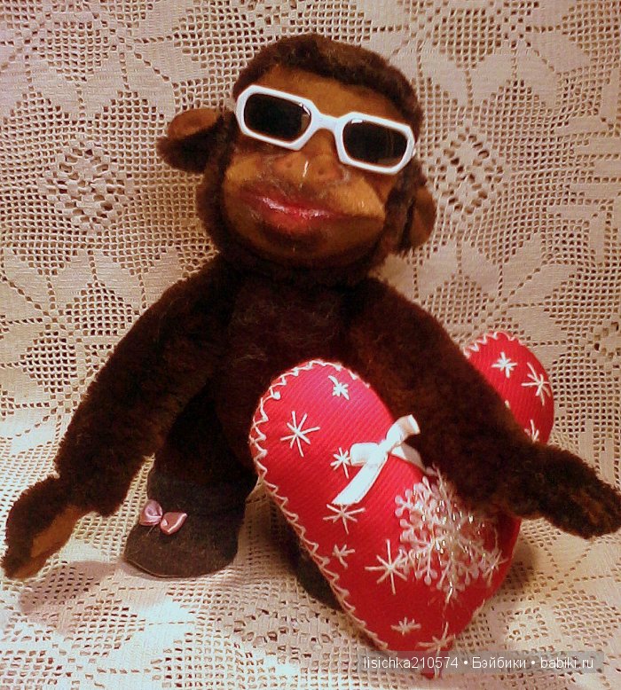 Мартышка "Манана" - любит не только бананы! Авторская игрушка от Федоровой Надежды (фото 2)