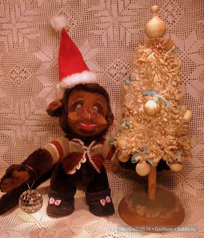 Мартышка "Манана" - любит не только бананы! Авторская игрушка от Федоровой Надежды