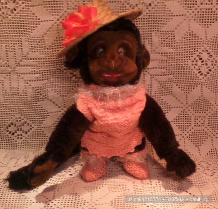 Мартышка "Манана" - любит не только бананы! Авторская игрушка от Федоровой Надежды (фото 6)