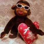 Мартышка "Манана" - любит не только бананы! Авторская игрушка от Федоровой Надежды