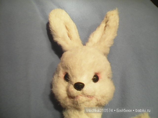 "Зайку бросила хозяйка..." Нет! вновь приобрела! Реставрация винтажной игрушки