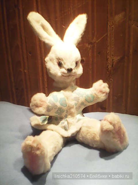 "Зайку бросила хозяйка..." Нет! вновь приобрела! Реставрация винтажной игрушки