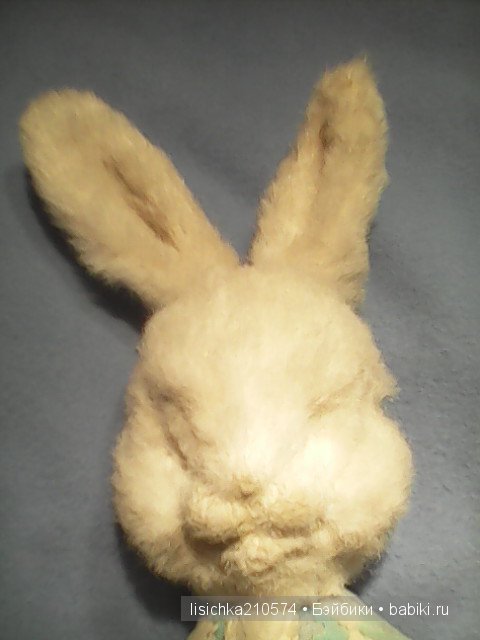 "Зайку бросила хозяйка..." Нет! вновь приобрела! Реставрация винтажной игрушки