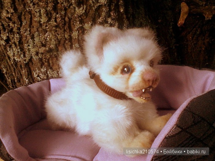 Жил-был песик, не очень мокрый носик! Авторская игрушка Федоровой Надежды (фото 6)