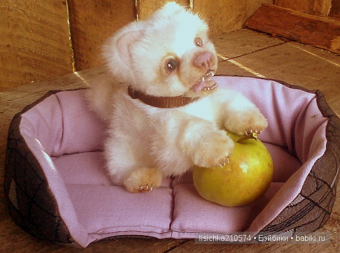 Жил-был песик, не очень мокрый носик! Авторская игрушка Федоровой Надежды (фото 8)