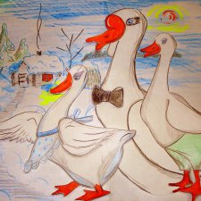 "ДНЕВНИКИ ПИФАГОРА" рассказы о маленьком гусенке. Федорова Надежда(иллюстрации автора).