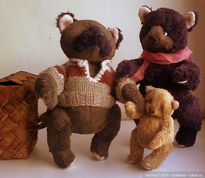 Мишки Тедди - талисманы. Игрушки Федоровой Надежды