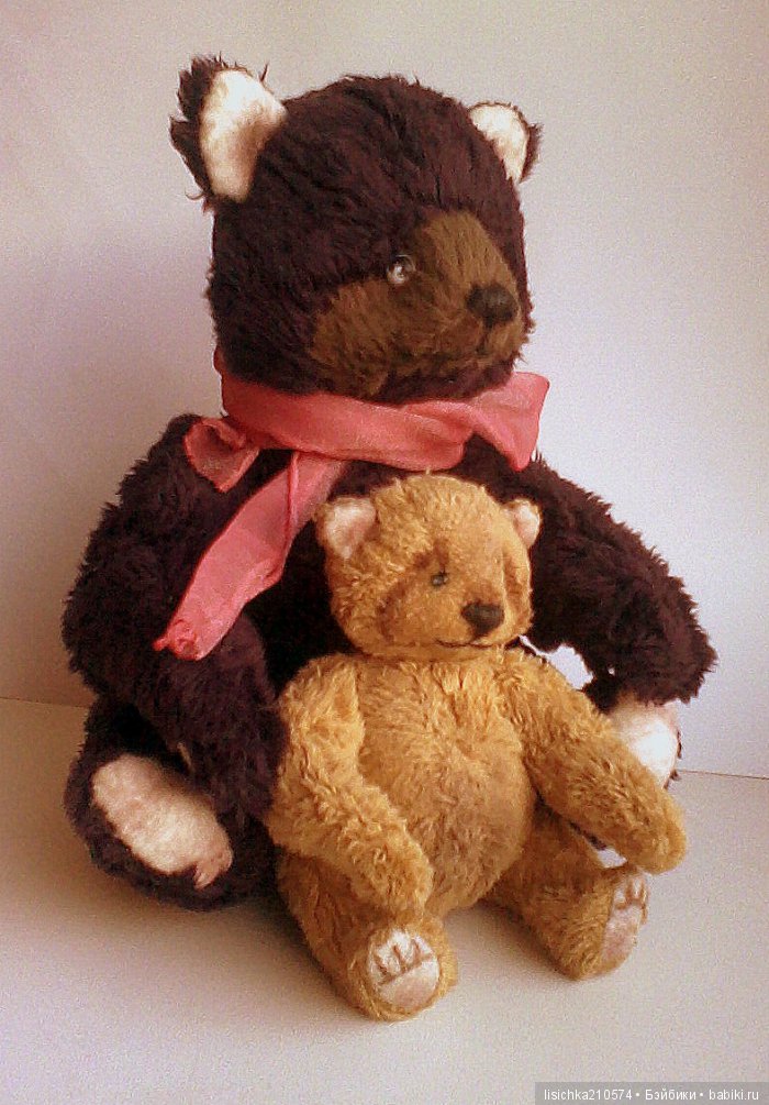 Мишки Тедди - талисманы. Игрушки Федоровой Надежды