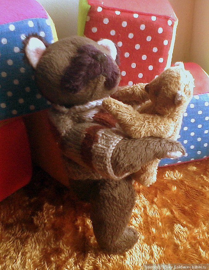 "Сказка о том, как мишки в дорогу собирались". Игрушки ручной работы Федоровой Надежды (фото 9)