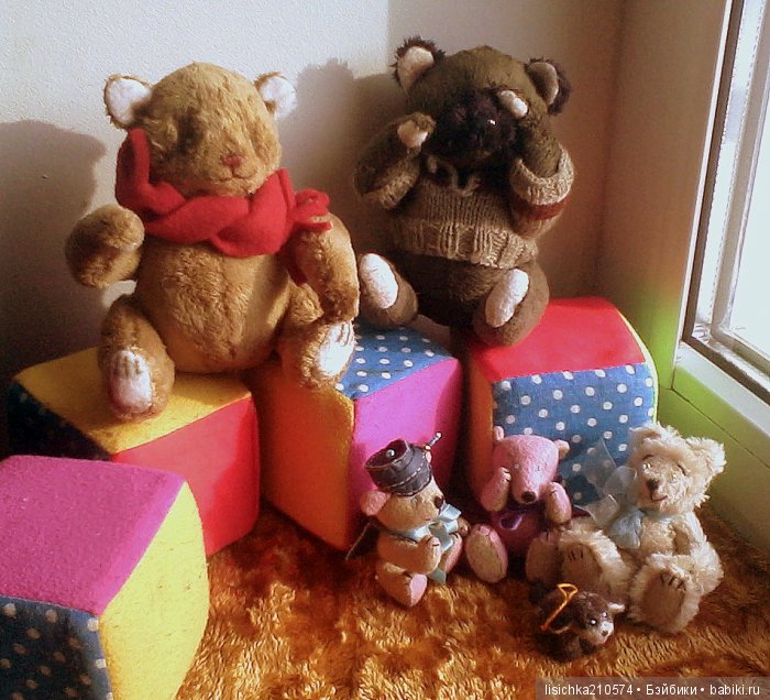 "Сказка о том, как мишки в дорогу собирались". Игрушки ручной работы Федоровой Надежды