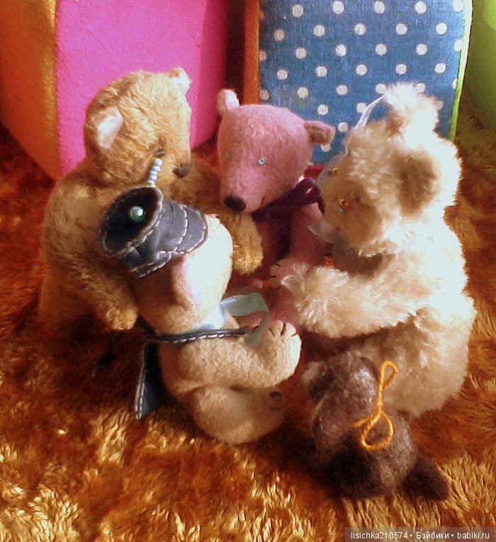 "Сказка о том, как мишки в дорогу собирались". Игрушки ручной работы Федоровой Надежды