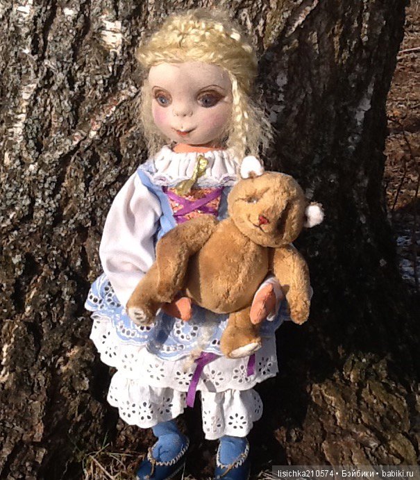Весенняя текстильная куколка Виктория. Автор и исполнитель Федорова Надежда (фото 7)