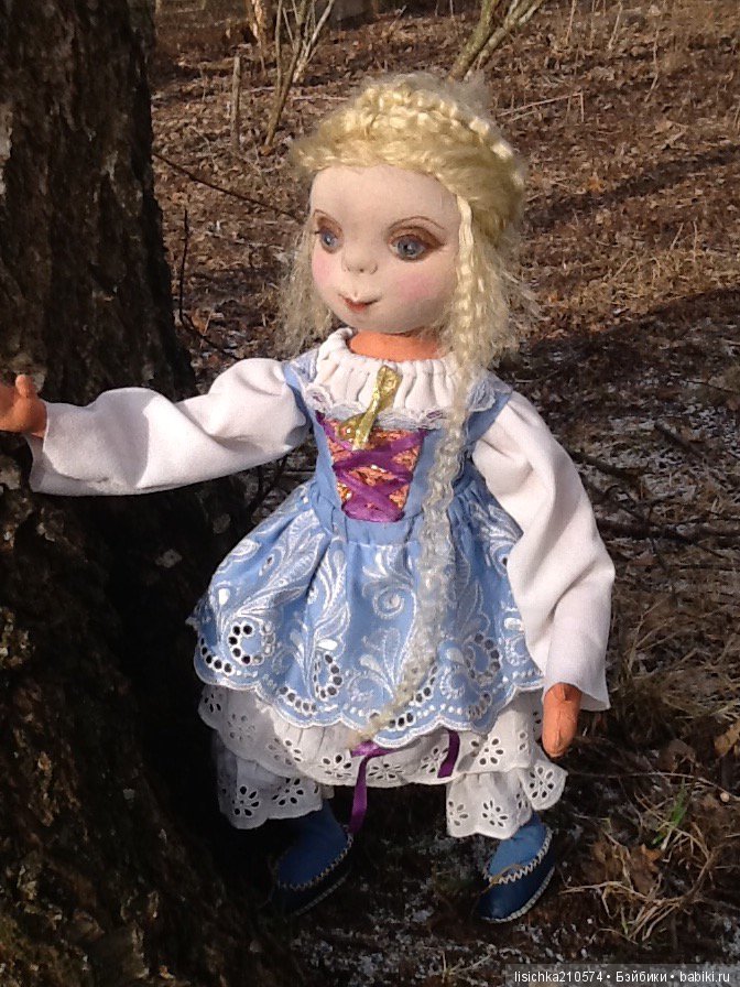 Весенняя текстильная куколка Виктория. Автор и исполнитель Федорова Надежда (фото 3)