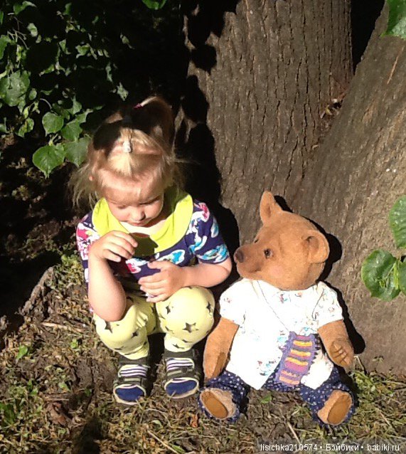 Маленькая история о большом мишке, игрушки Федоровой Надежды