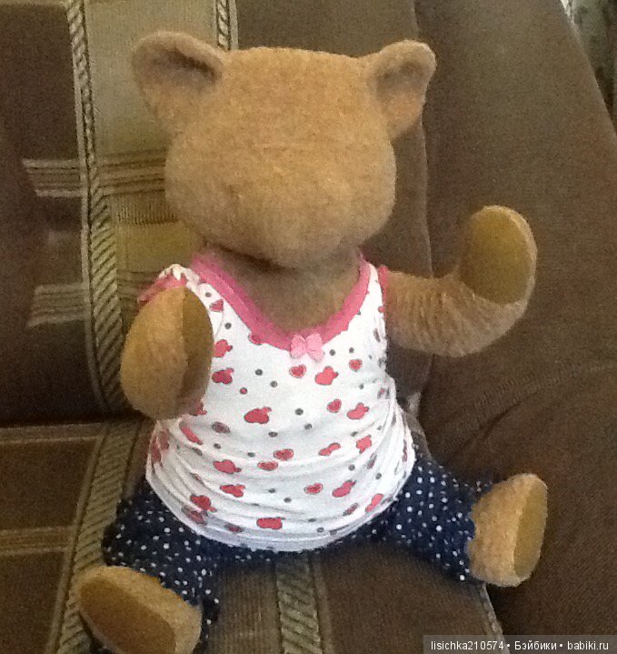 Маленькая история о большом мишке, игрушки Федоровой Надежды (фото 5)