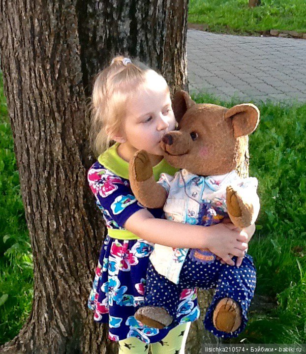 Маленькая история о большом мишке, игрушки Федоровой Надежды