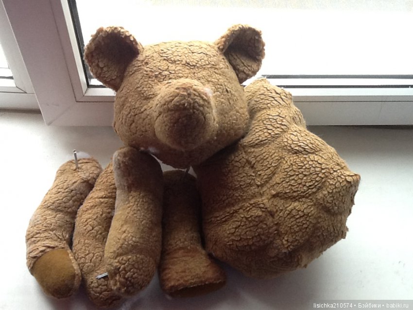 Маленькая история о большом мишке, игрушки Федоровой Надежды