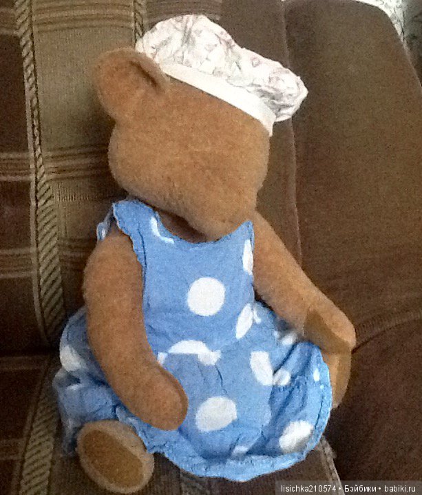 Маленькая история о большом мишке, игрушки Федоровой Надежды (фото 3)