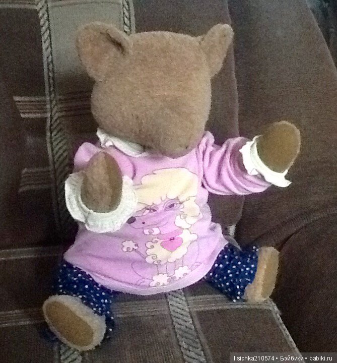 Маленькая история о большом мишке, игрушки Федоровой Надежды (фото 4)