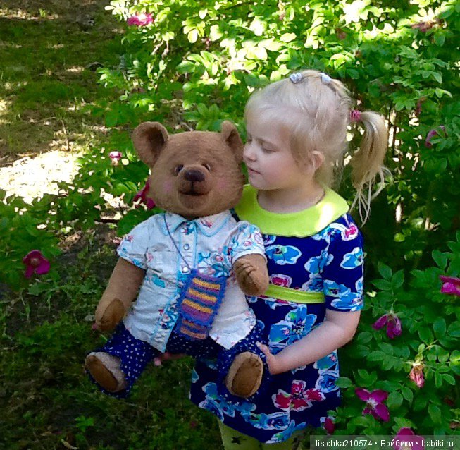 Маленькая история о большом мишке, игрушки Федоровой Надежды