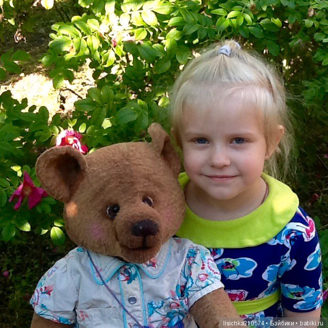 Маленькая история о большом мишке, игрушки Федоровой Надежды