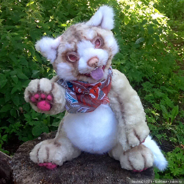 Ко мне в голову залез камышовый кот! Игрушки Федоровой Надежды (фото 10)