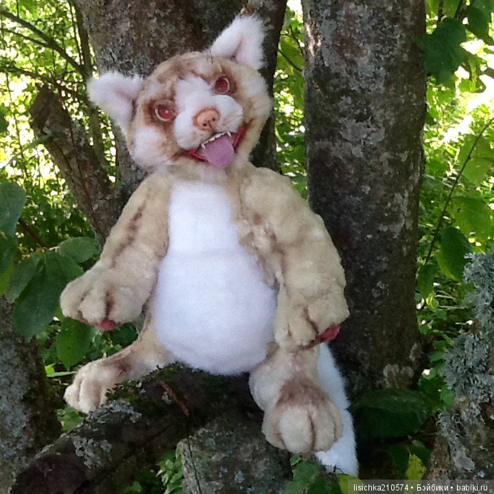 Ко мне в голову залез камышовый кот! Игрушки Федоровой Надежды (фото 4)