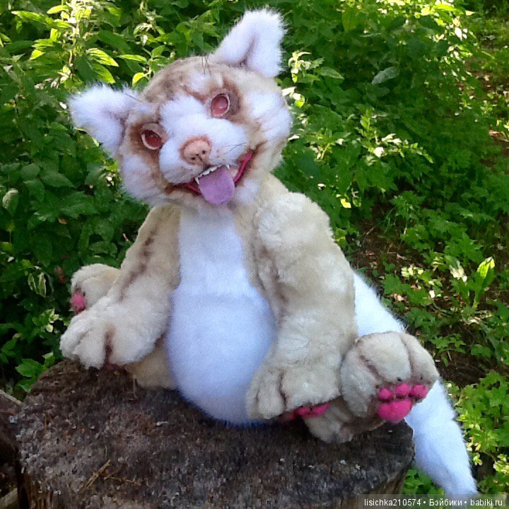 Ко мне в голову залез камышовый кот! Игрушки Федоровой Надежды (фото 3)