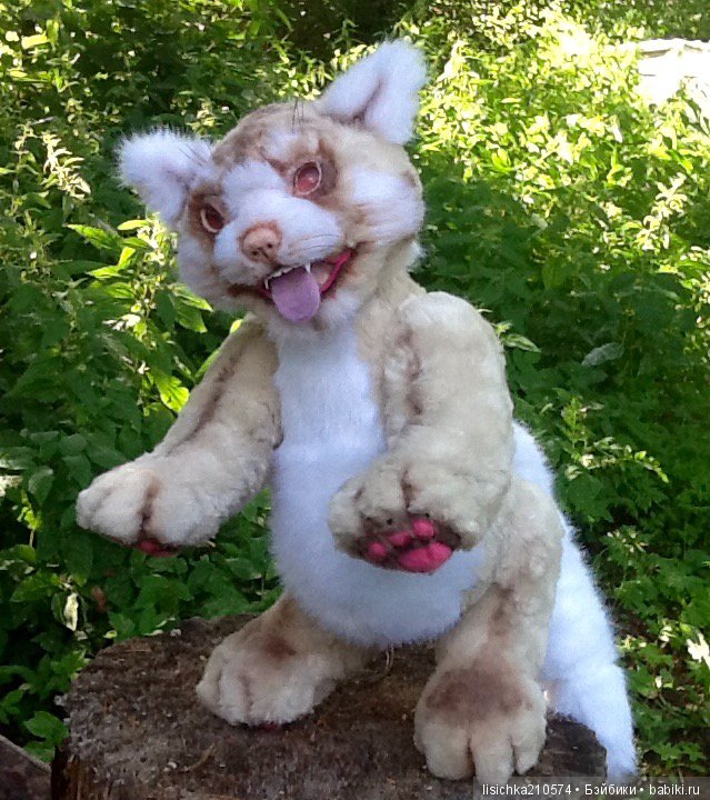 Ко мне в голову залез камышовый кот! Игрушки Федоровой Надежды (фото 2)