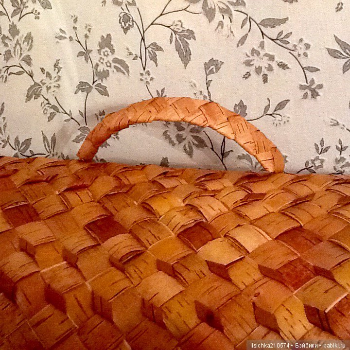 Просто приходил Серёжка... а я опять плела немножко. Плетение из бересты (фото 4)