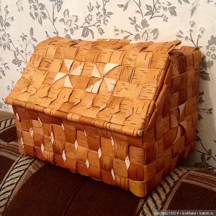 Просто приходил Серёжка... а я опять плела немножко. Плетение из бересты (фото 10)