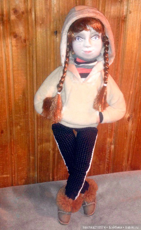 Текстильная девочка Лиза от Федоровой Надежды и немного мистическая история