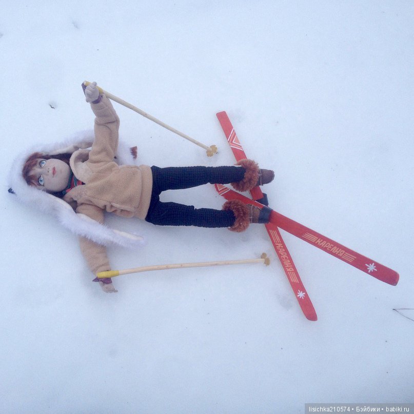 Лизок на лыжах покаталась | Бэйбики Лизок на лыжах покаталась (фото 6)