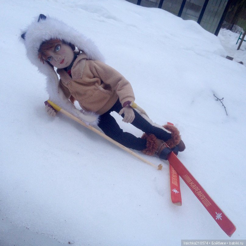 Лизок на лыжах покаталась | Бэйбики Лизок на лыжах покаталась (фото 4)