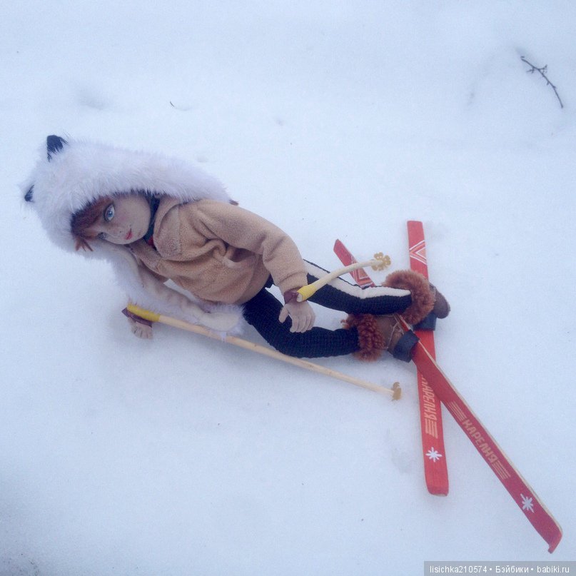 Лизок на лыжах покаталась | Бэйбики Лизок на лыжах покаталась (фото 3)