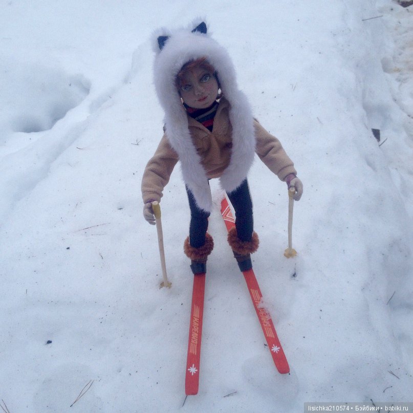 Лизок на лыжах покаталась | Бэйбики Лизок на лыжах покаталась (фото 2)