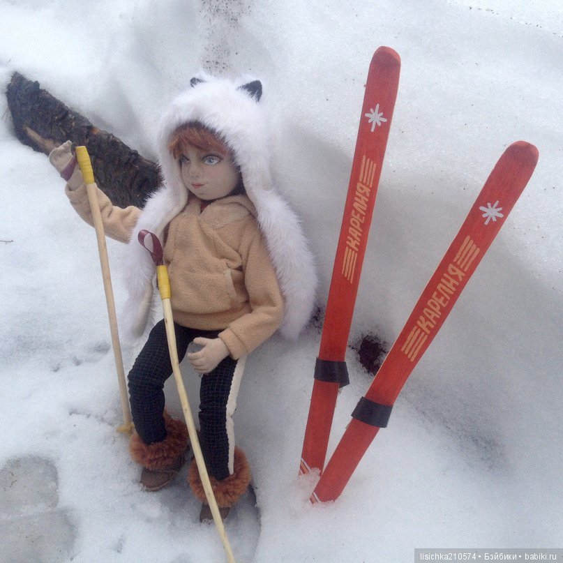 Лизок на лыжах покаталась | Бэйбики Лизок на лыжах покаталась (фото 5)