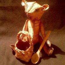 Берестяной медведь. Такого чуда Вы еще не видывали